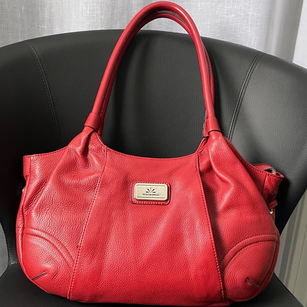 Isaac Mizrahi and Nicole Miller red purse bundle